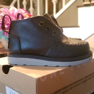 Black Toms Toddler Boots